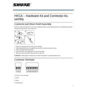 Shure HF52 Cable manual cover