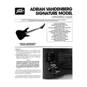 Peavey Adrian Vandenberg Signature Model Guitar manual cover