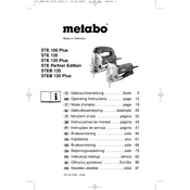 Metabo STE 100 Plus Saw manual cover