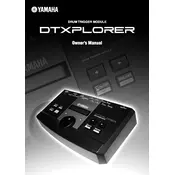 Yamaha DTXPLORER Module manual cover