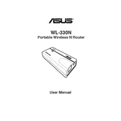 ASUS WL-330N Router manual cover