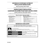 JennAir JMC1116AS Microwave manual cover