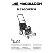 McCulloch M53-500CMW manual cover