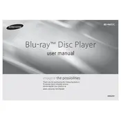 Samsung HM57 Series Blu-ray Player manual cover