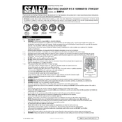 Sealey SM914 Sander manual cover