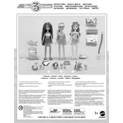 Barbie Mattel Wee 3 Friends G8453 Toy manual cover