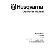 Husqvarna Power Rake DFT226 966067101 Seeder manual cover