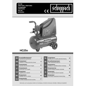 Scheppach HC25o 5906112901 Compressor manual cover