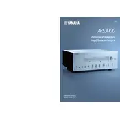 Yamaha A-S3000 Amplifier manual cover