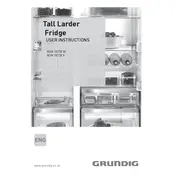 Grundig GSN 10720 Refrigerator manual cover