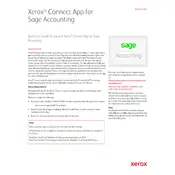 Xerox Connect App for Sage Accounting Application manual cover