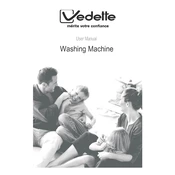 Vedette VLF822WW Washing Machine manual cover