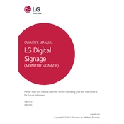 LG 55EG5SD 55EG5SD-C.AUS Signage manual cover