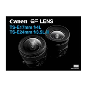 Canon TS-E17mm f 4L manual cover