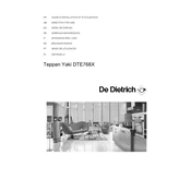 De Dietrich DTE768X Hob manual cover