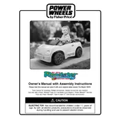 Power Wheels Mattel My First Roadster 76970 Toy manual cover