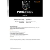 be quiet! Pure Rock 150W TDP Cooler manual cover