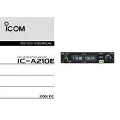 Icom IC-A210E Transceiver manual cover