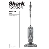 Shark Rotator NV682Q Vacuum manual cover