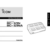 Icom BC-121N Charger manual cover