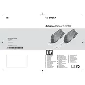 Bosch AdvancedShear 18V-10 Shear manual cover