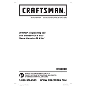 Craftsman CMCS300M1 Saw manual cover