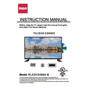 RCA RLEDV2488A-B TV manual cover