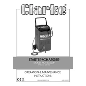 Clarke 6261082 BC520P Starter Charger manual cover