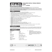 Sealey STW308 Wrench manual cover