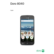 Doro 8040 Phone manual cover