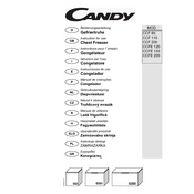 Candy CCF 200 manual cover