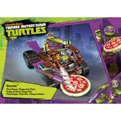 Mega Bloks Mattel Donnie Pizza Buggy DMX37 Construction Set manual cover