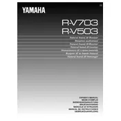 Yamaha R-V503 Receiver manual cover