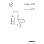 Audio-Technica ATH-ANC100BT Headphones manual cover