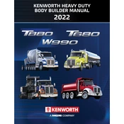 Kenworth T680 2022 Truck manual cover