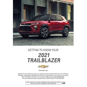 Chevrolet Trailblazer 2021 manual cover