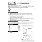 Sealey API1500 Workbench manual cover