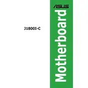 ASUS J1800I-C Motherboard manual cover