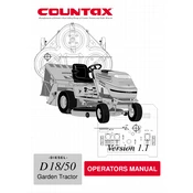 Countax D Series D18-50 2001 Tractor manual cover