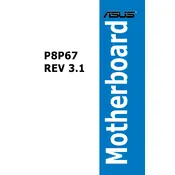 ASUS P8P67 (REV 3.1) Motherboard manual cover