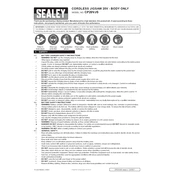 Sealey CP20VJS Jigsaw manual cover