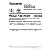 Weil-McLain Ultra Series 3 Boiler manual cover