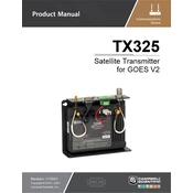 Campbell Scientific TX325 Transmitter manual cover