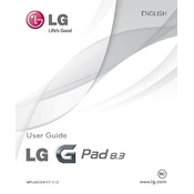 LG G Pad V500 Black Tablet