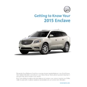 Buick Enclave 2015 manual cover