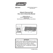 Coleman Charcoal Grill 9926 Series manual cover