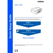 Brother DCP-130C manual cover