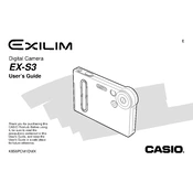 Casio EXS3 Camera manual cover