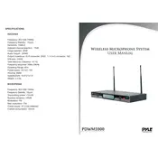 Pyle PDWM5900 Microphone System manual cover