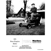 Toro Wheel Horse 56129 Mower manual cover